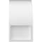 Ekena Millwork 5"W x 6"D x 10"H Standard Heritage Architectural Grade PVC Knee Brace BRCP05X06X10HTG - alternate 2